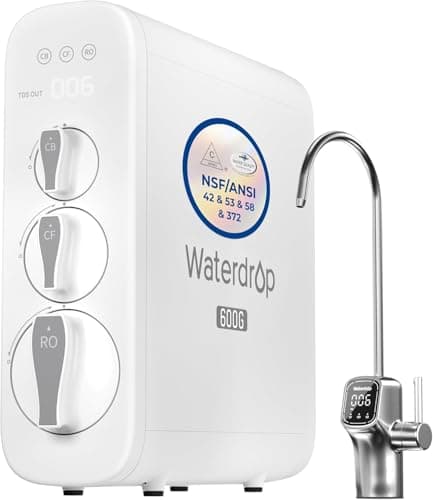 Waterdrop G3P600 Tankless Reverse Osmosis System